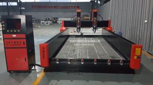 成都龙泉驿区HW-1825双头重型浮雕石材雕刻机